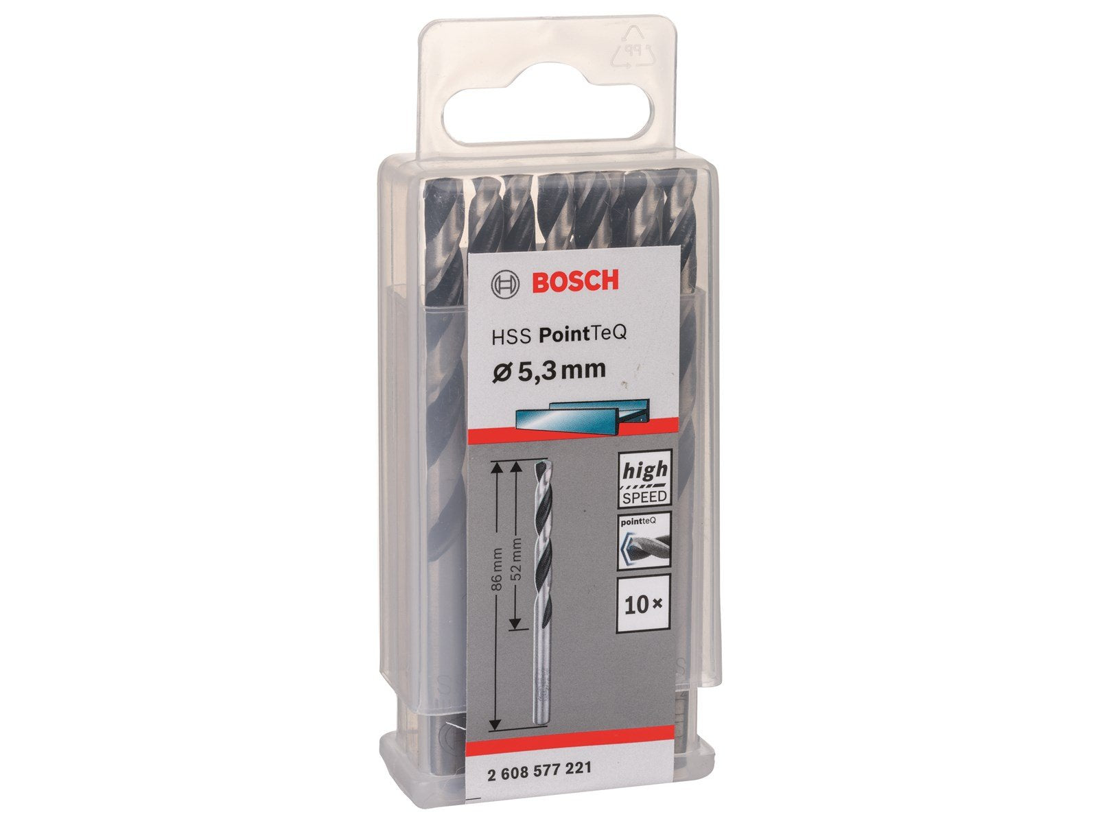 Bosch METALBOR POINTTEC HSS-R 5.3MM 10STK