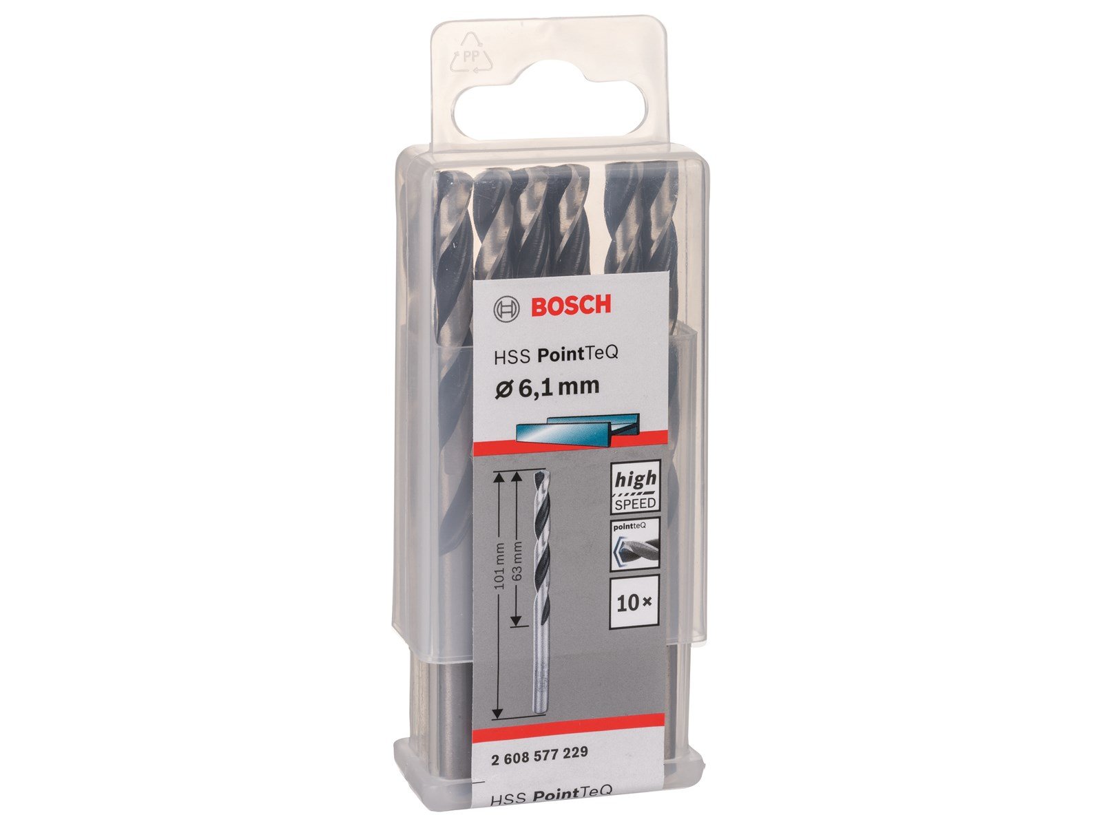 Bosch METALBOR POINTTEC HSS-R 6.1MM 10STK