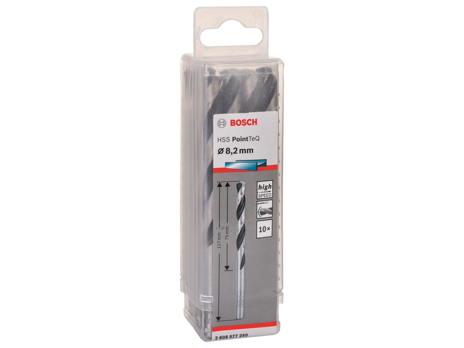 Bosch METALBOR POINTTEC HSS-R 8.2MM 10STK