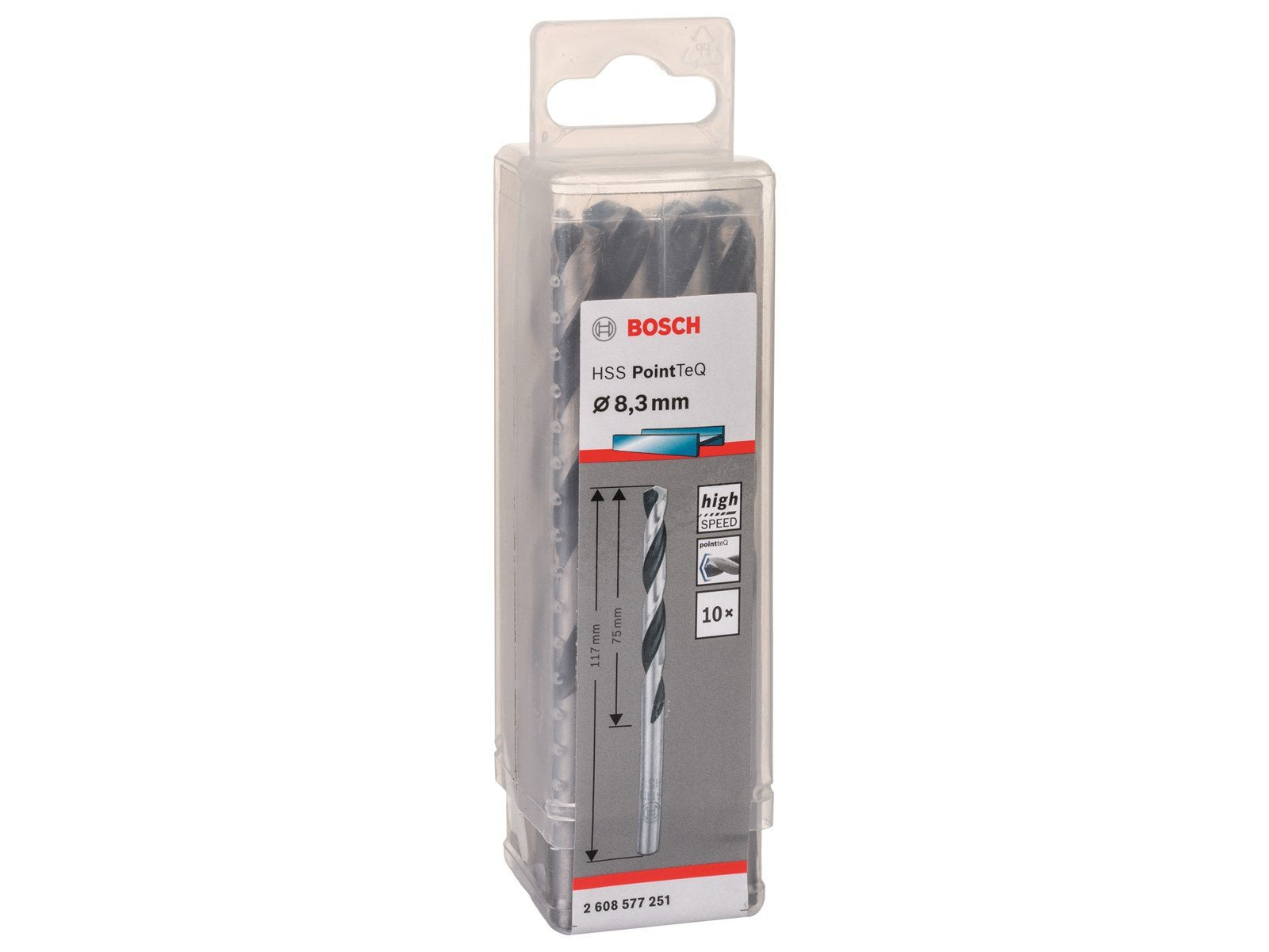 Bosch METALBOR POINTTEC HSS-R 8.3MM 10STK