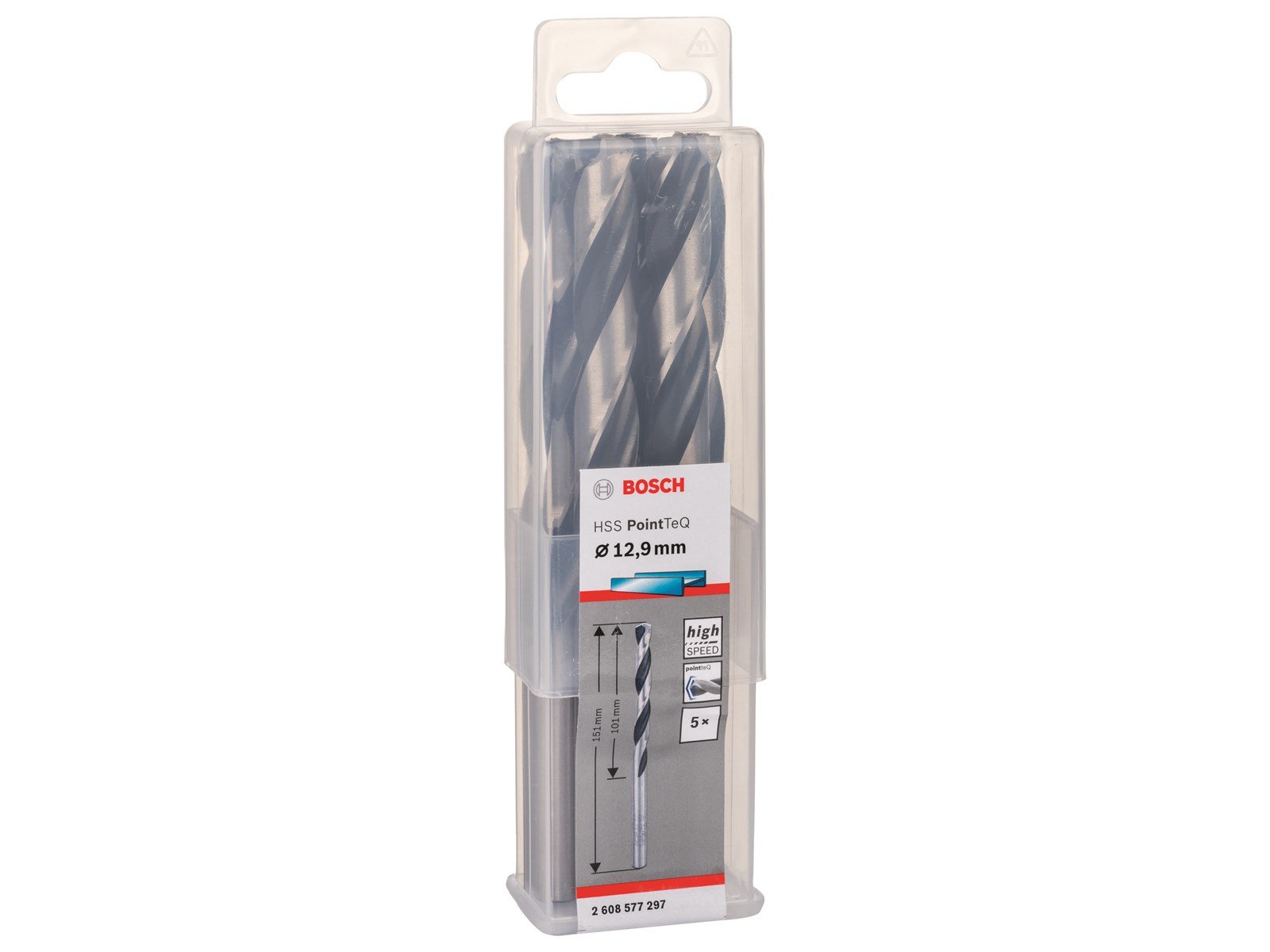 Bosch METALBOR POINTTEC HSS-R 12.9MM 5STK