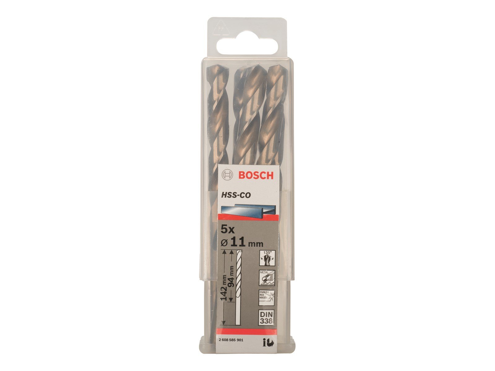 Bosch METALBOR HSS-CO S 11X142MM 5STK