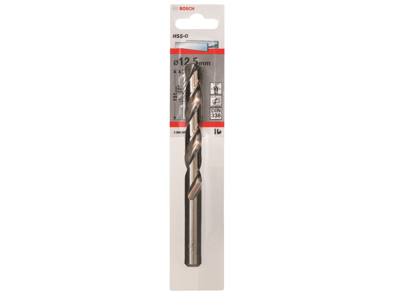 Bosch METALBOR HSS-G S 12.5X151MM