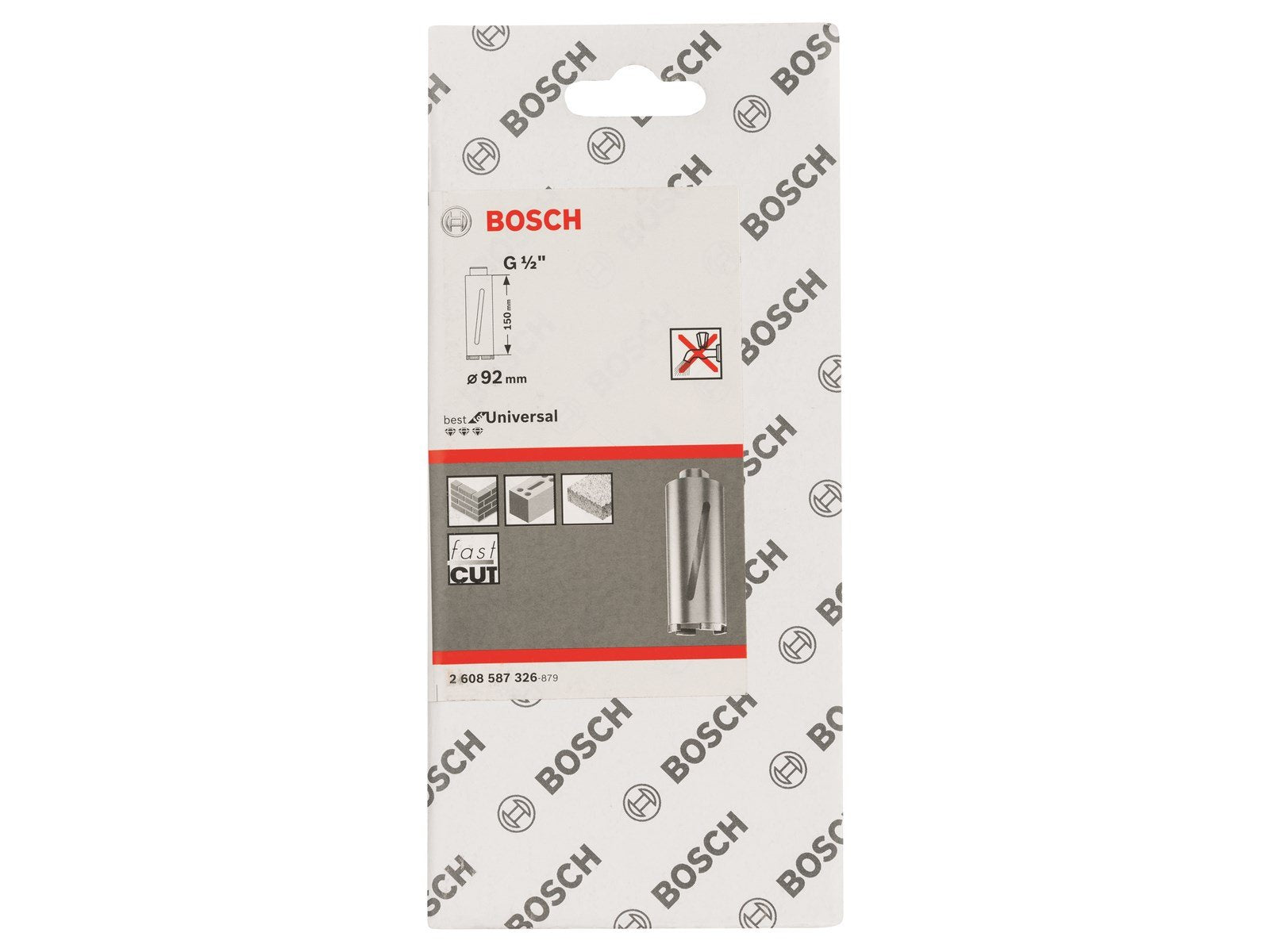 Bosch DIAMANTBOR TØR 92X150MM 1/2 BEST