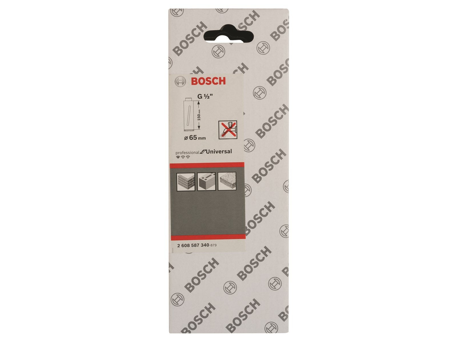 Bosch DIAMANTBOR TØR 65X150MM 1/2PROF