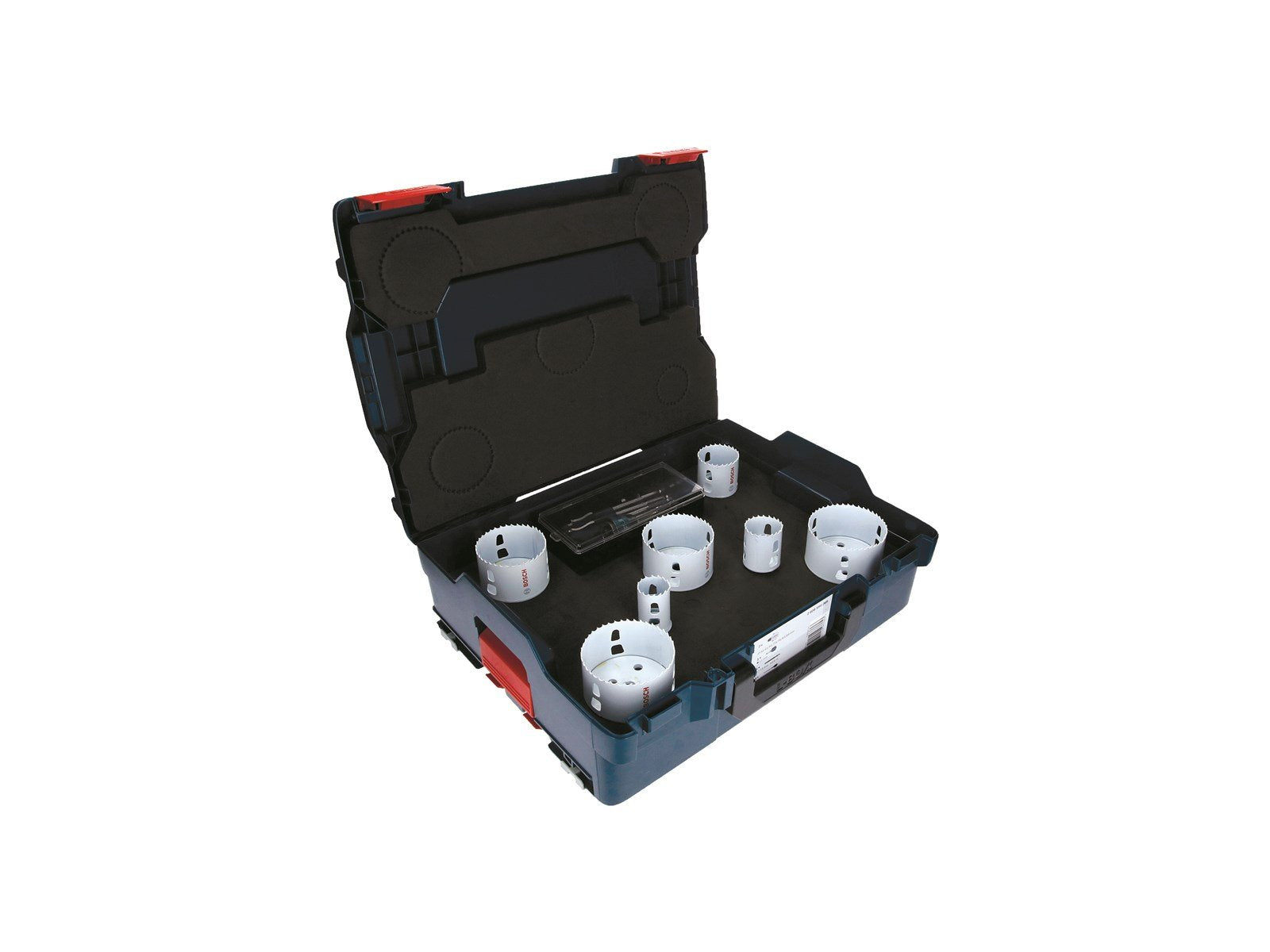 Bosch hole saw set 16-86mm w/drill l-boxx powerch