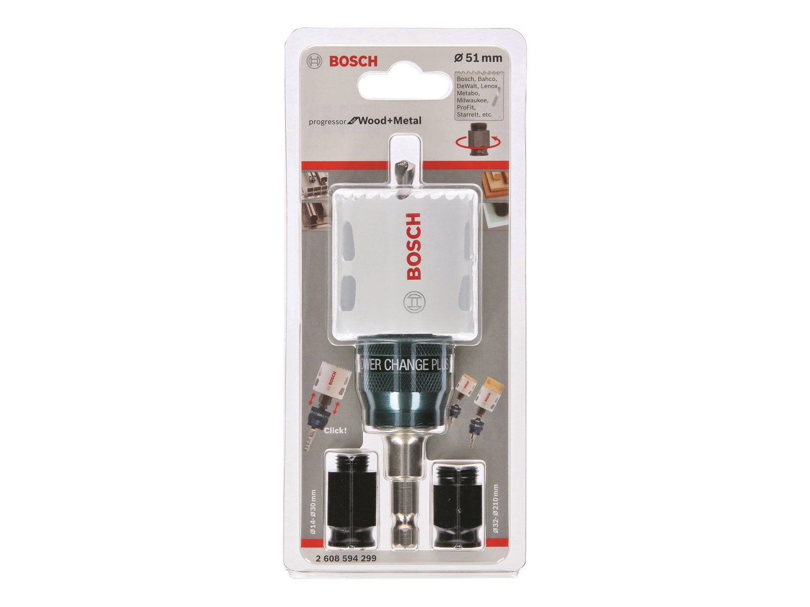 Bosch HULSAV BIM 51MM M/PCP ADAPTERSÆT