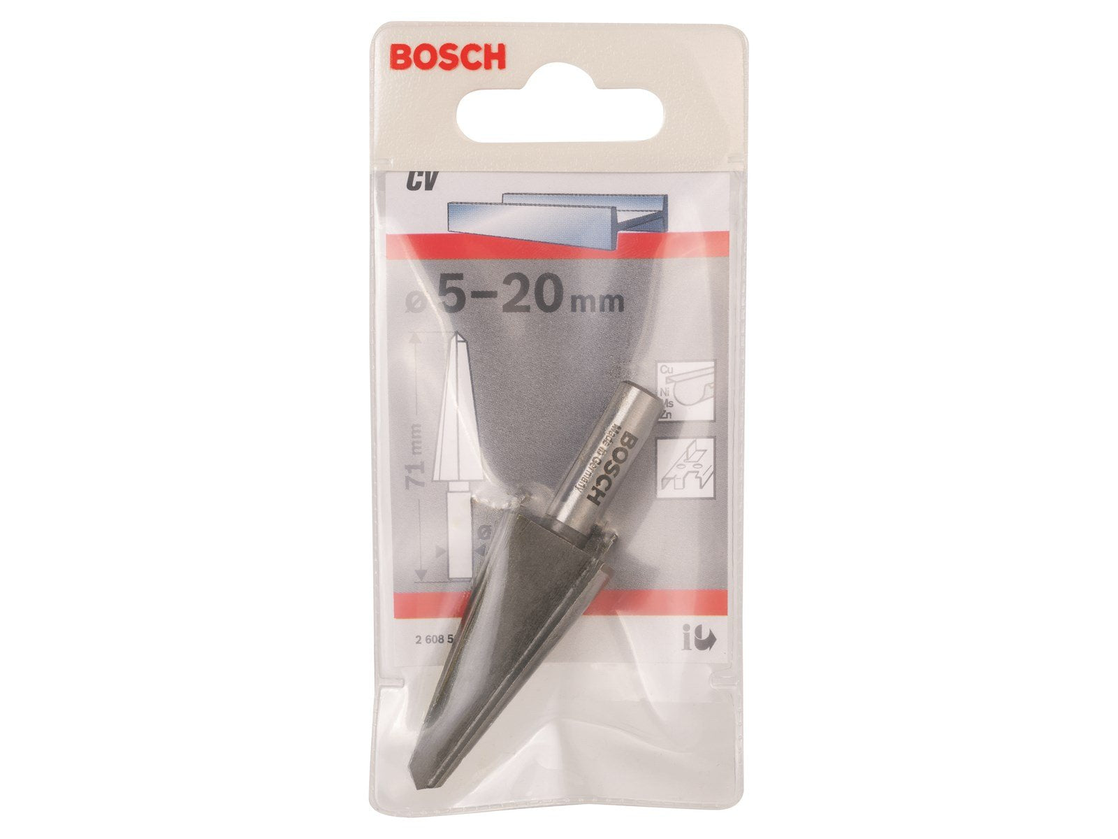 Bosch ANTENNEFRÆSER CYL 6-20MM