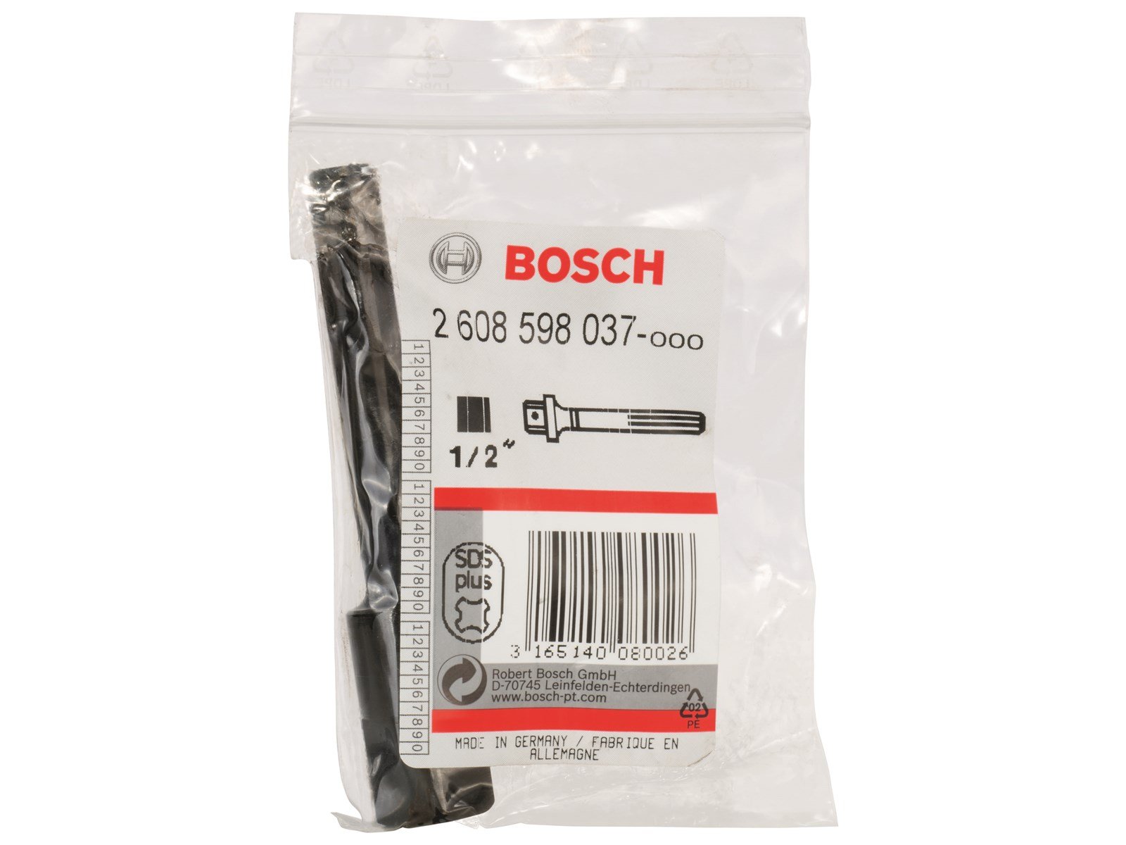 Bosch HOLDER SDS-PLUS 1/2 FIRKANT T/TOPNØGLER