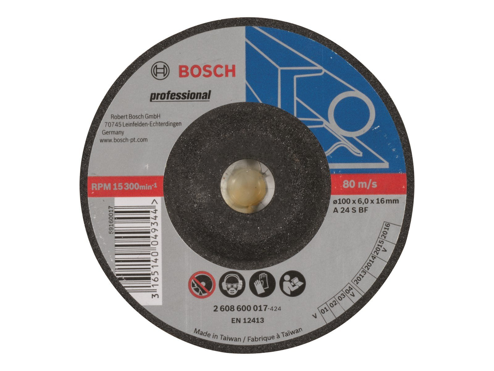 Bosch SKRUPSKIVE STÅL 100MM