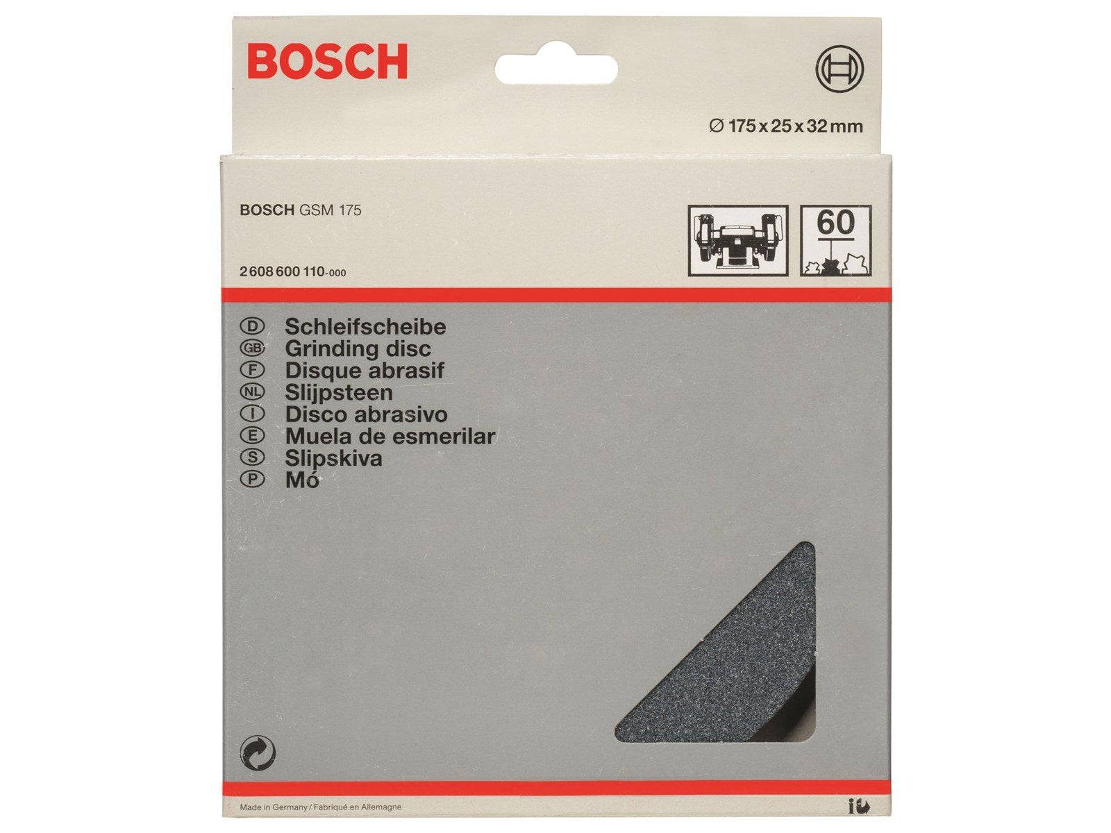 Bosch SLIBESTEN Ø175/K60