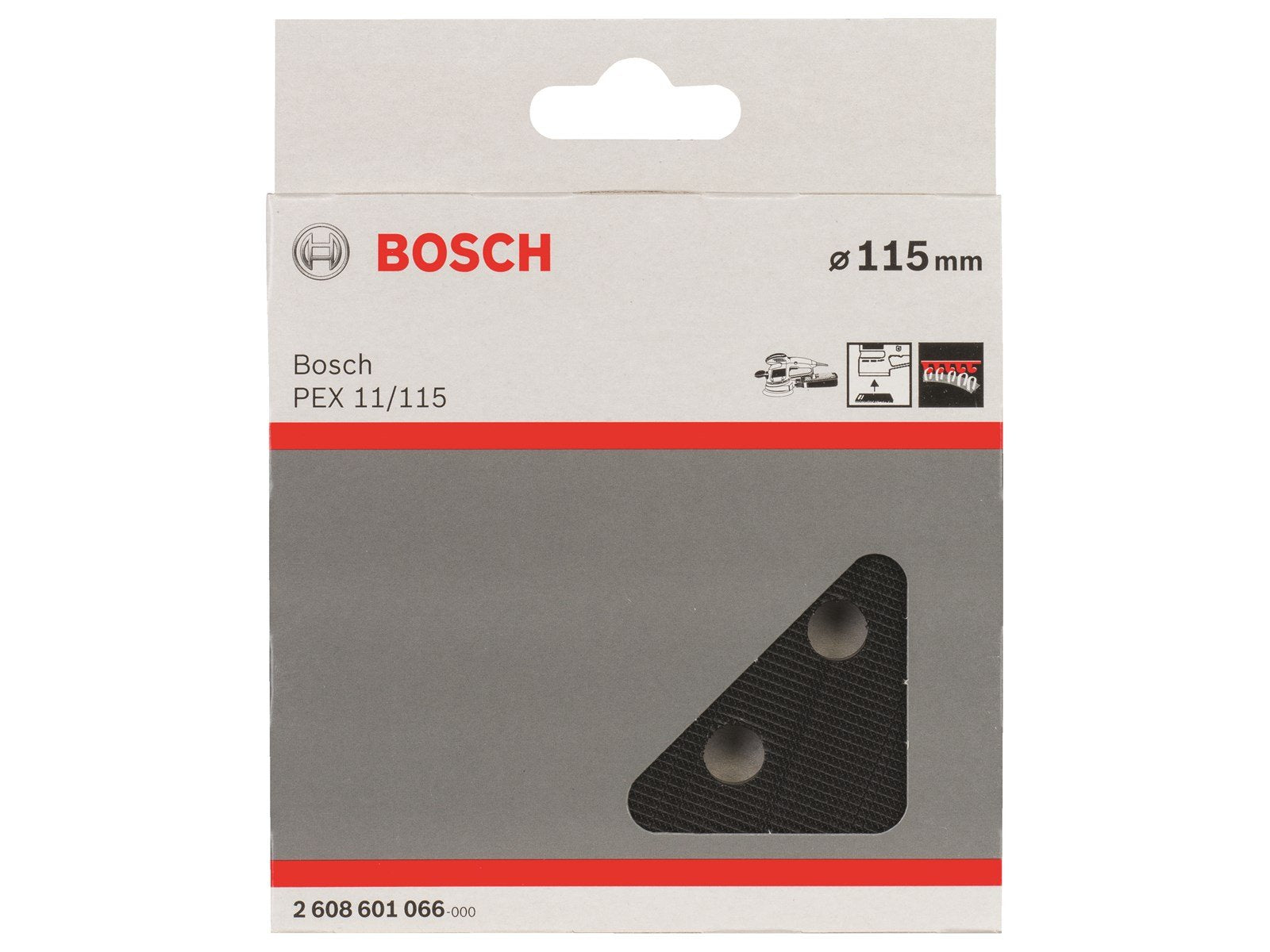 Bosch GUMMIBAGSKIVE PEX11 BLØD