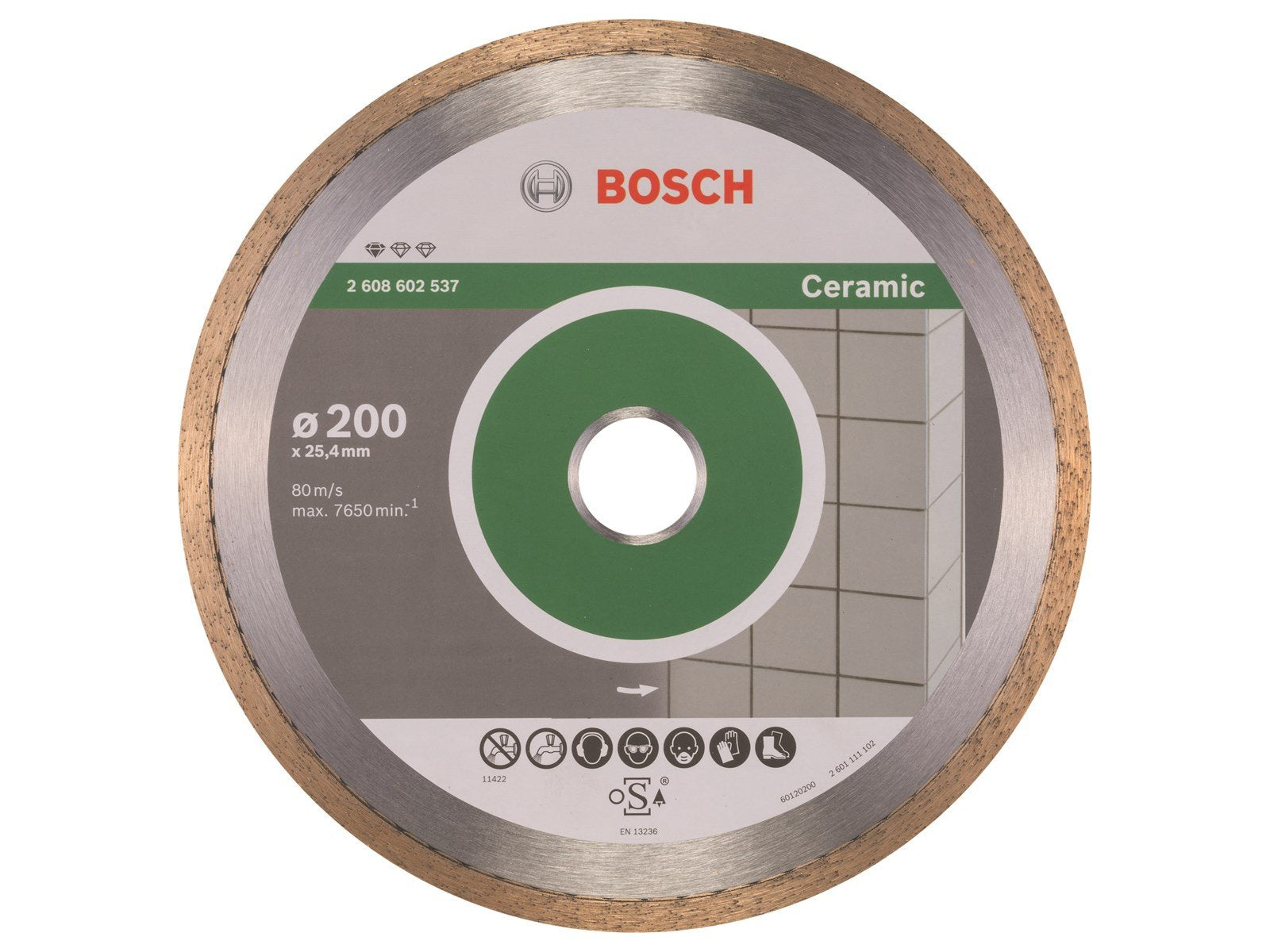 Bosch DIAMANTSKIVE 200X25.4MM PROF CERAMIC