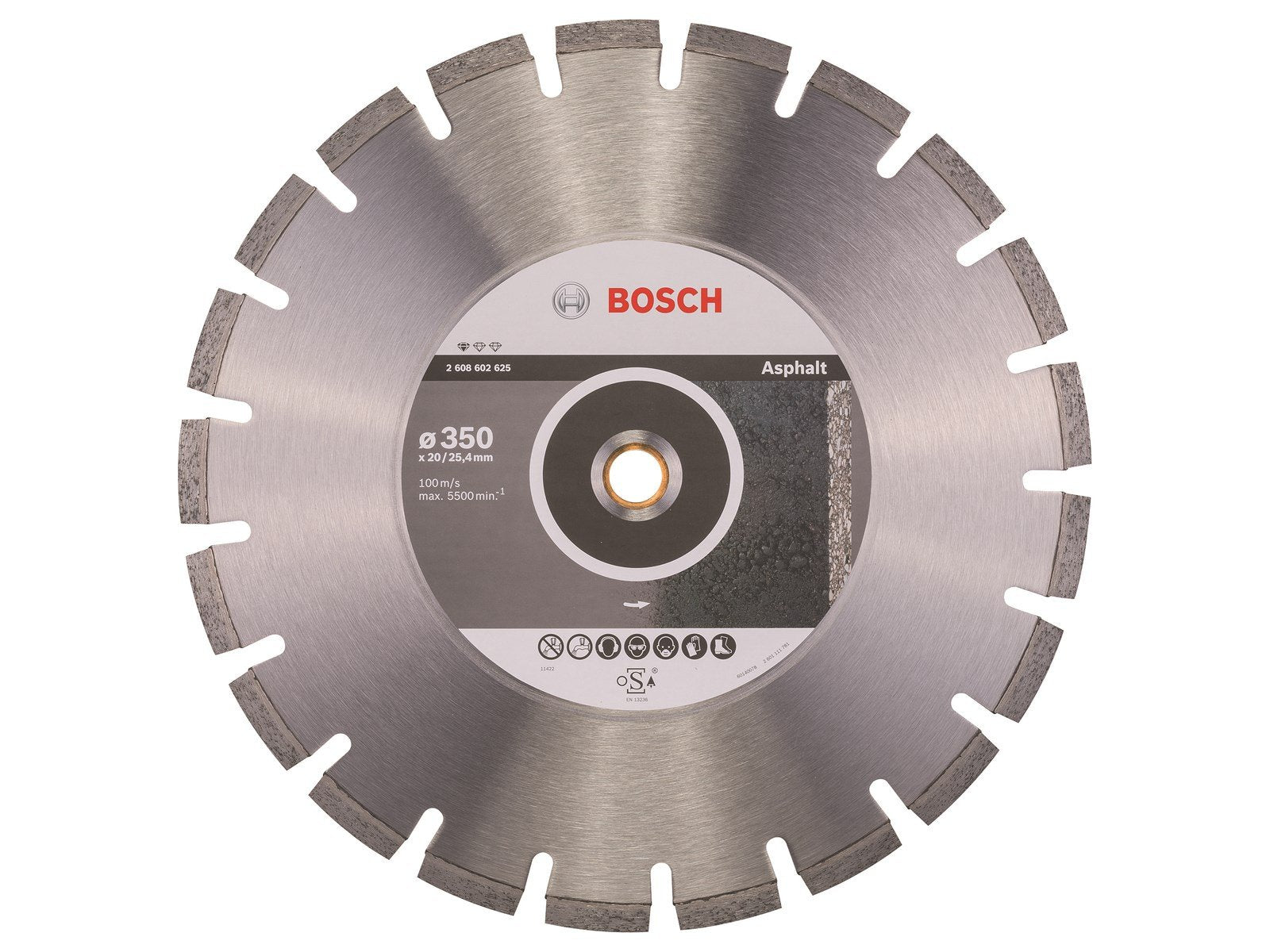 Bosch DIAMANTSKIVE 350X25.4MM PROF ASPHALT
