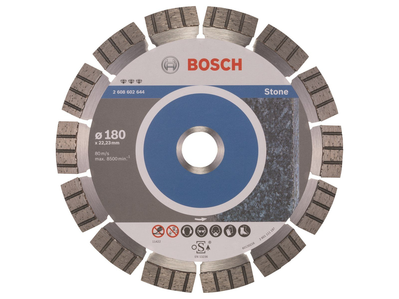 Bosch DIAMANTSKIVE 180MM BEST STONE