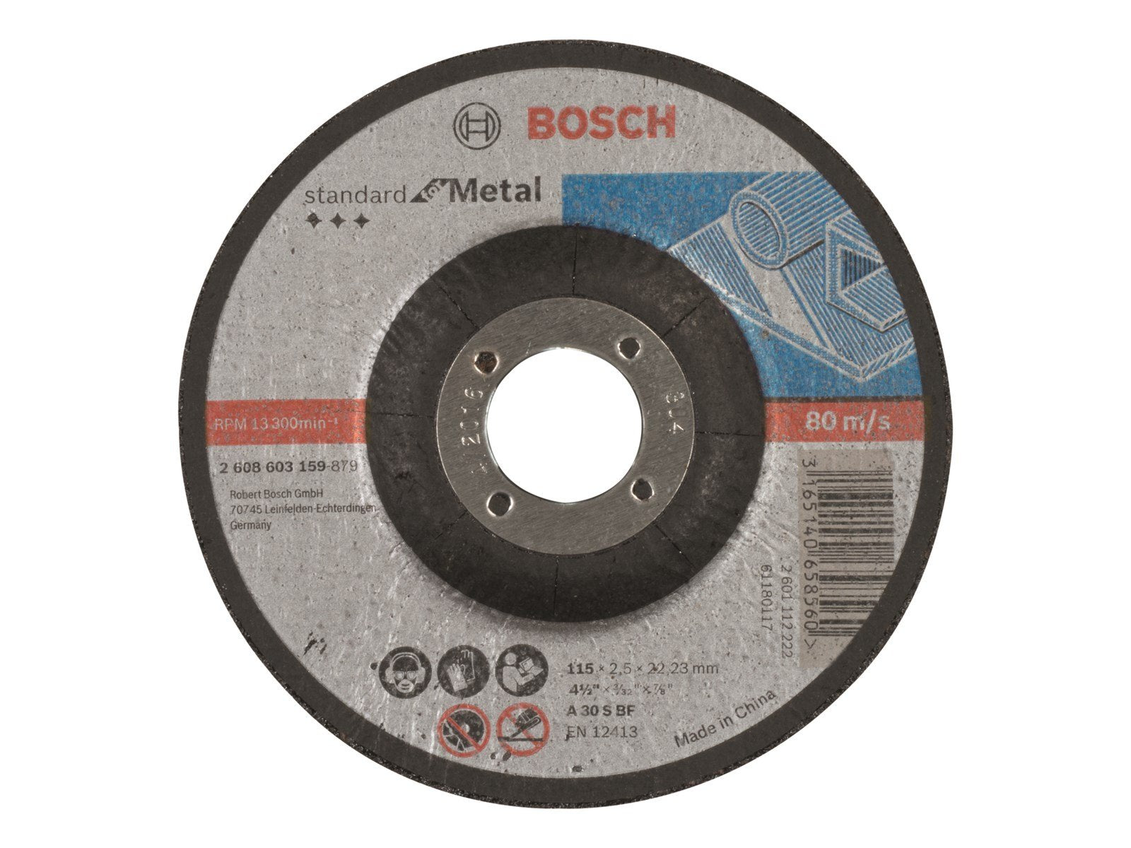 Bosch SKÆRESKIVE METAL 115X2.5MM KRØP STD