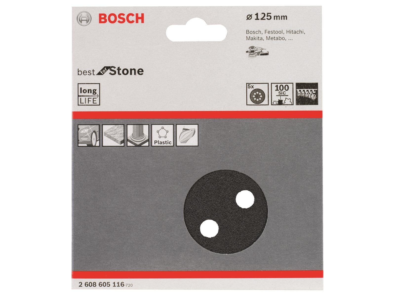 Bosch SLIBEBLAD 125 SIC K100/5