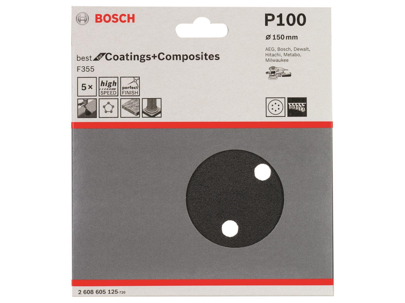 Bosch SLIBEBLAD 150 SIC K100 5 STK