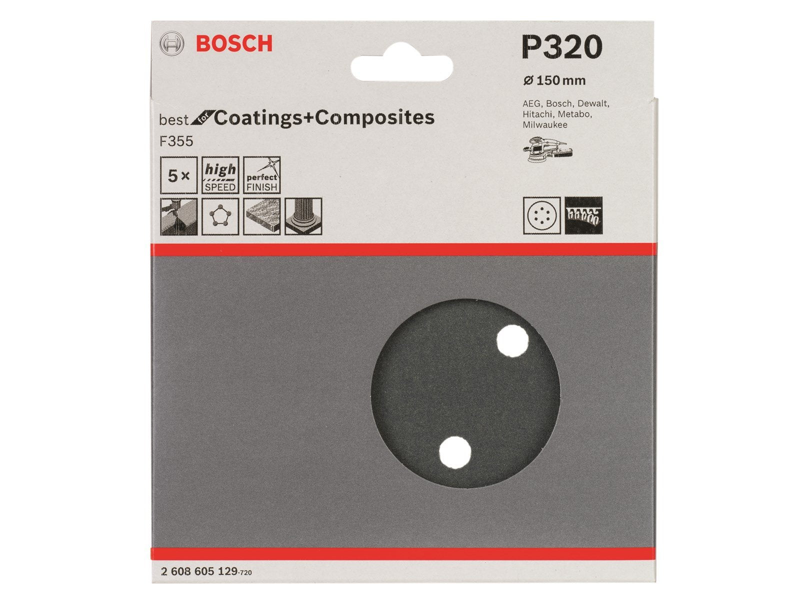 Bosch SLIBEBLAD 150 SIC K320 5 STK