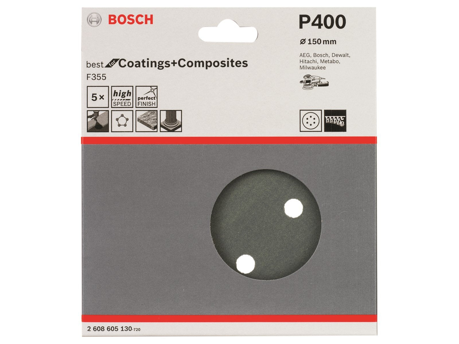 Bosch SLIBEBLAD 150 SIC K400 5 STK