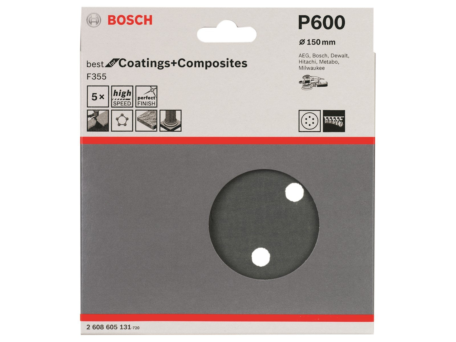 Bosch SLIBEBLAD 150 SIC K600 5 STK