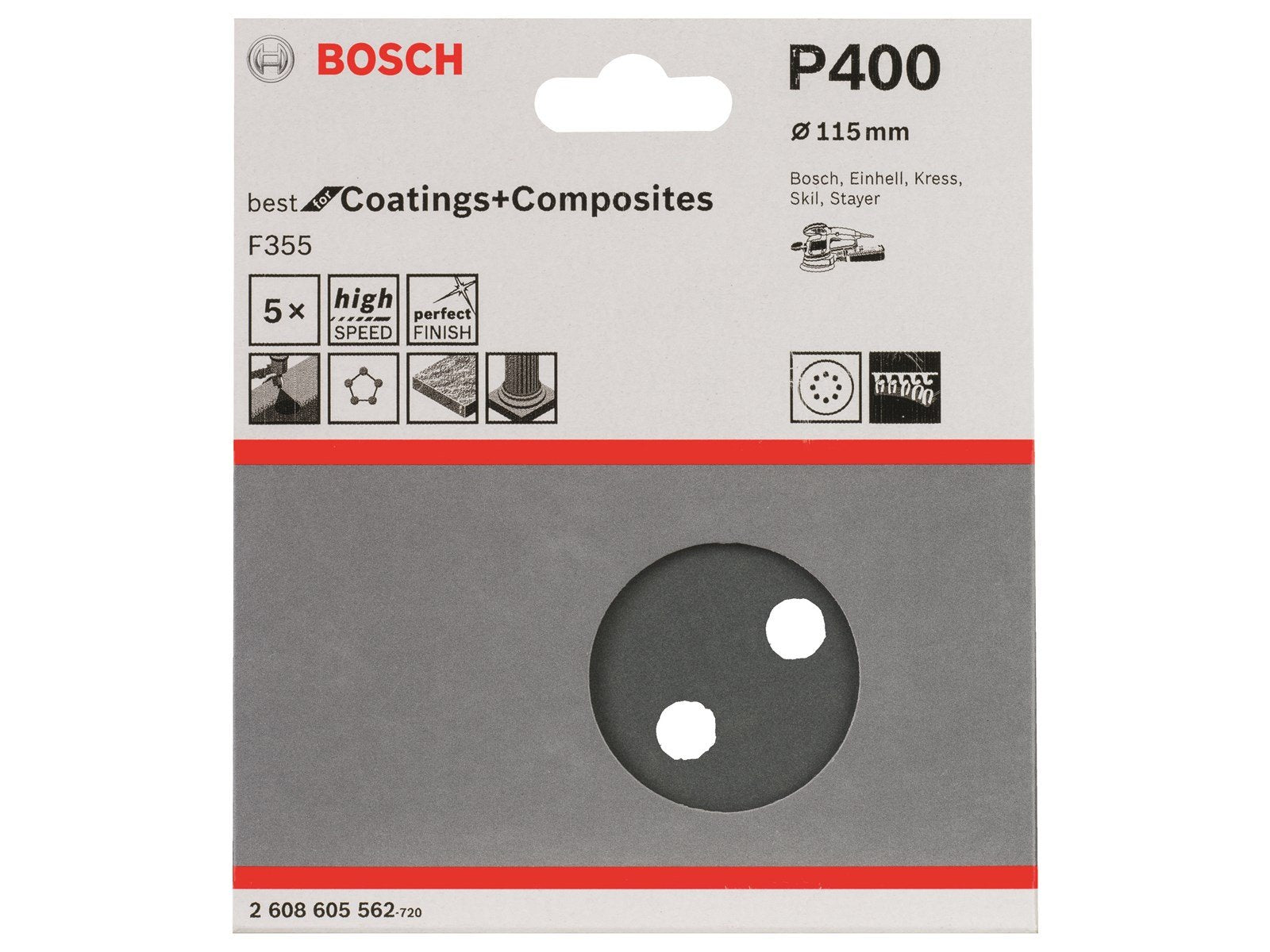 Bosch SLIBEBLAD 115 SIC K400/5