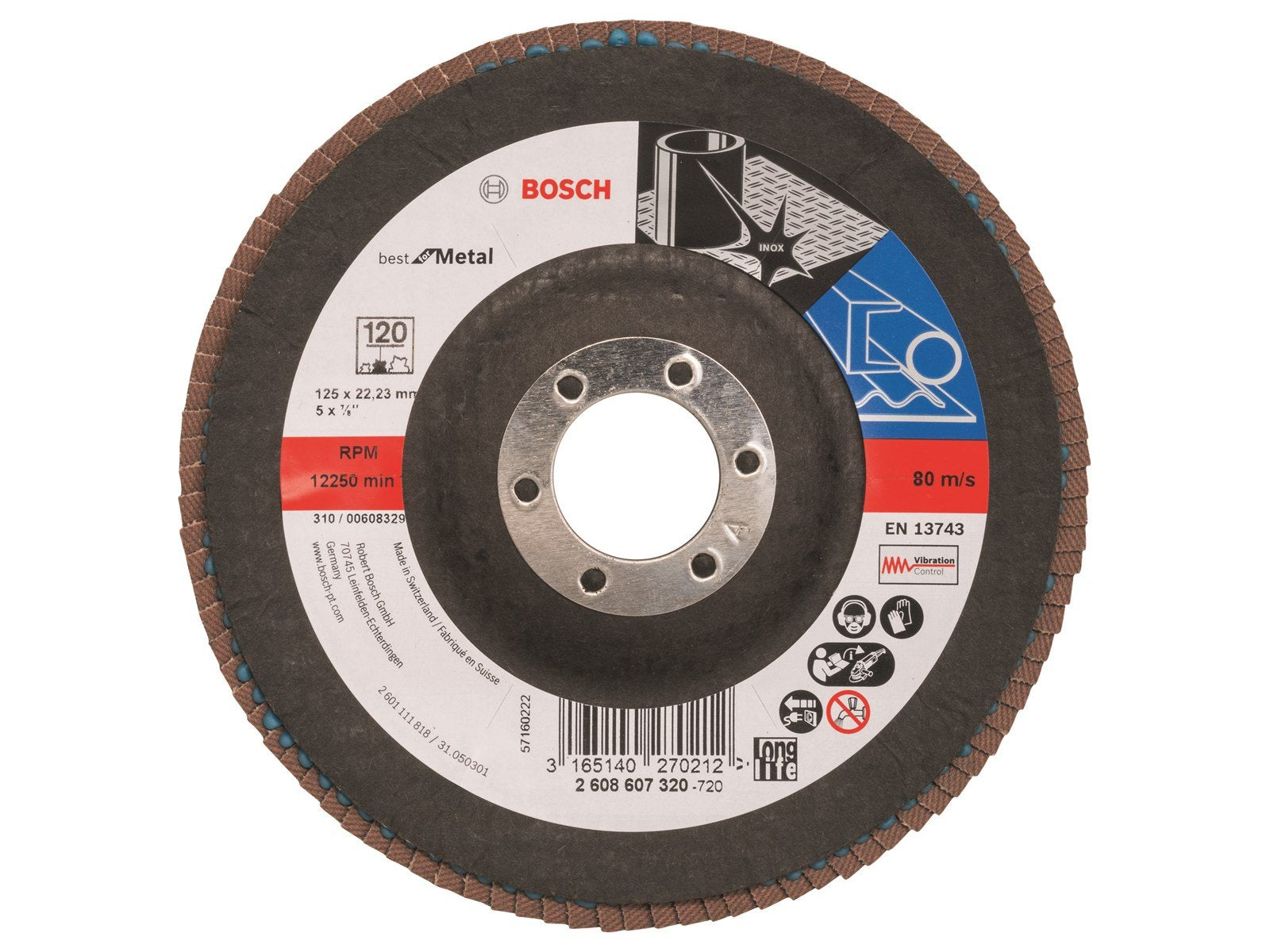 Bosch LAMELSLIBESKIVE B:MT Ø125 K120 SKRÅ