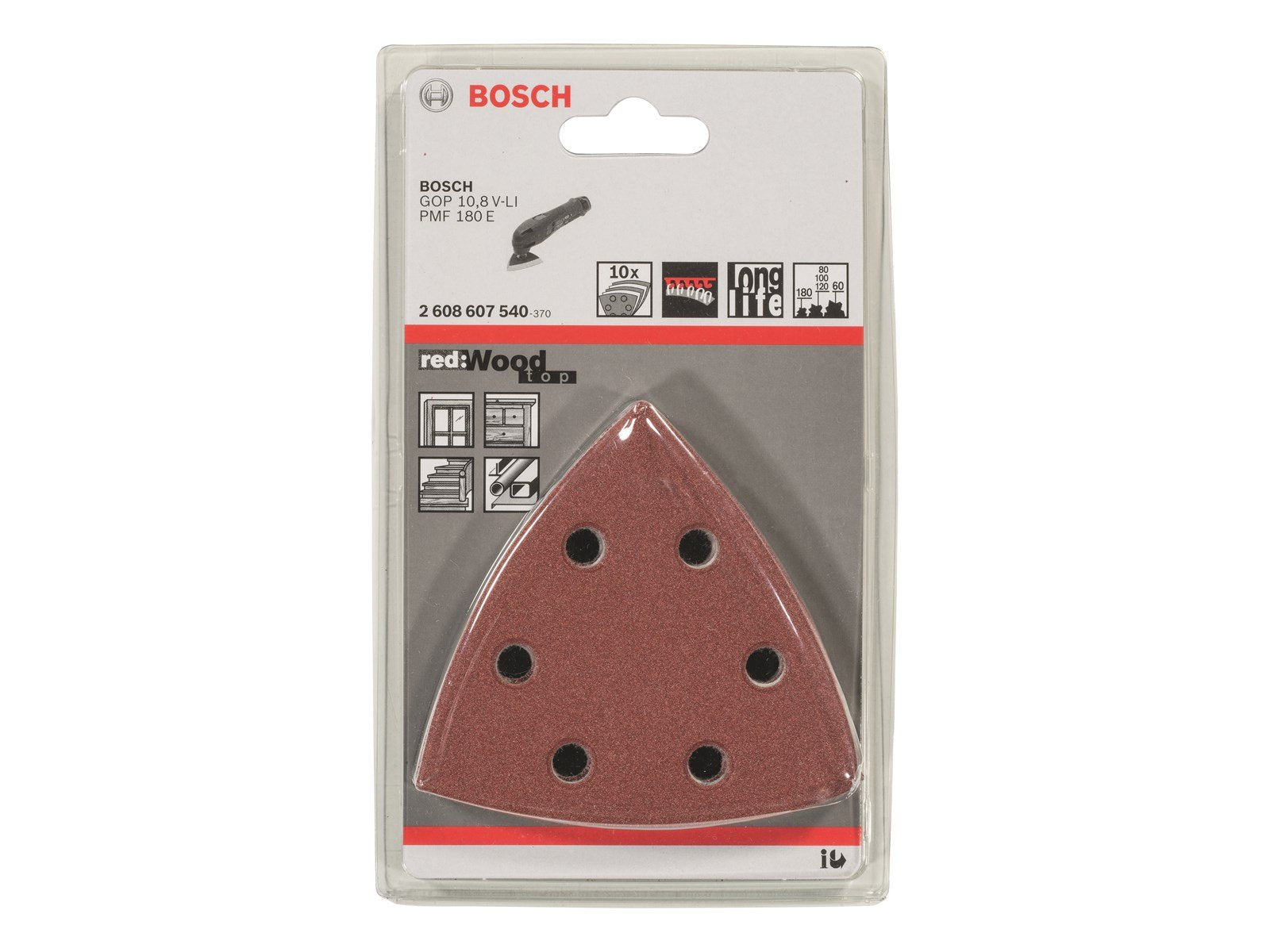 Bosch DELTASLIBEARKSÆT 93MM BWP 10STK