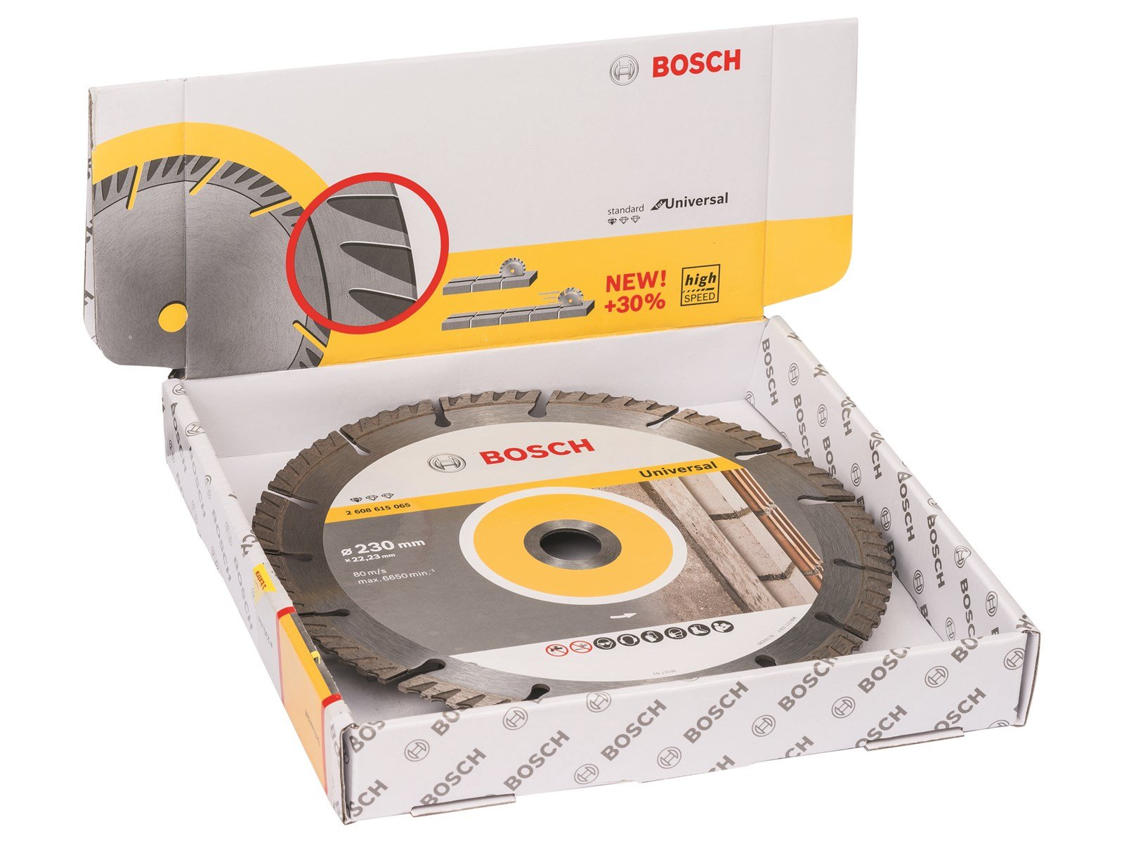 Bosch DIAMANTSKIVE STD UNIV 230X22.23MM 10STK