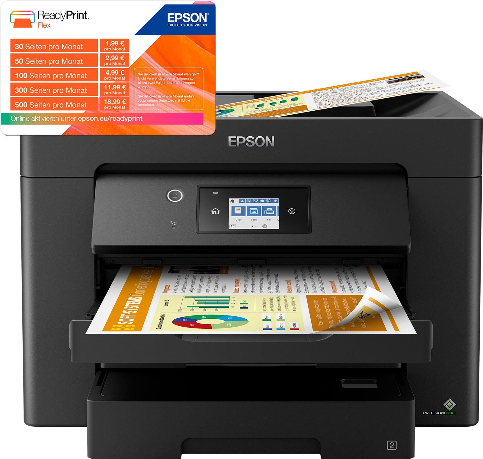 Epson WorkForce WF-7830DTWF/WF-7835DTWF Tintenstrahl-Multifunktionsgerät