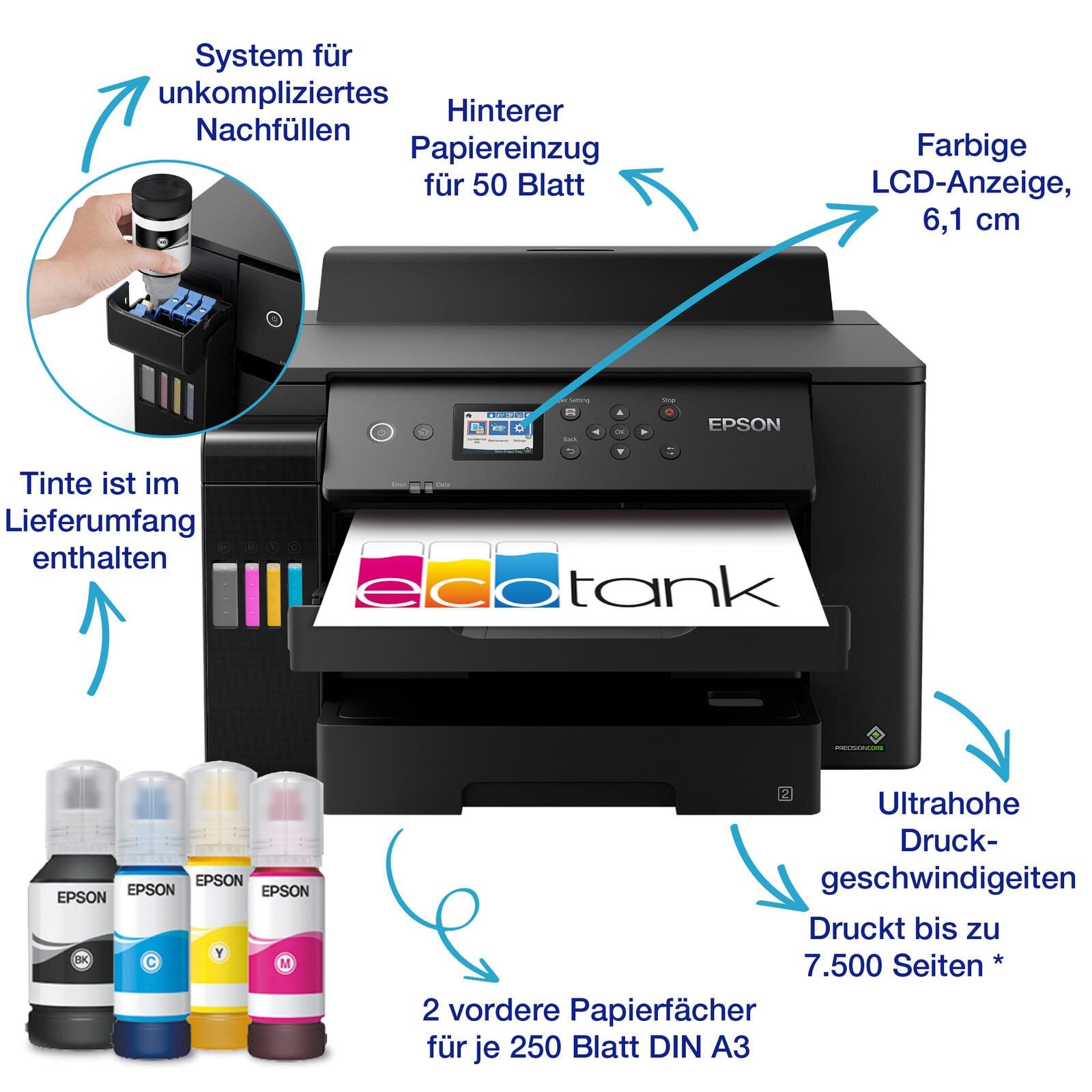 Epson EcoTank ET-16150 A3-Tintentankdrucker