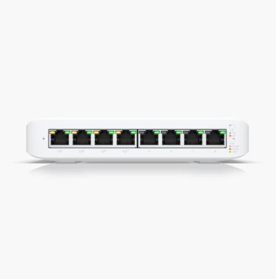 Ubiquiti UniFi Switch Lite USW-Lite-8-POE Switch managed 8x 10/100/1000 (4 PoE+) Desktop, wandmontierbar PoE+ (52 W)