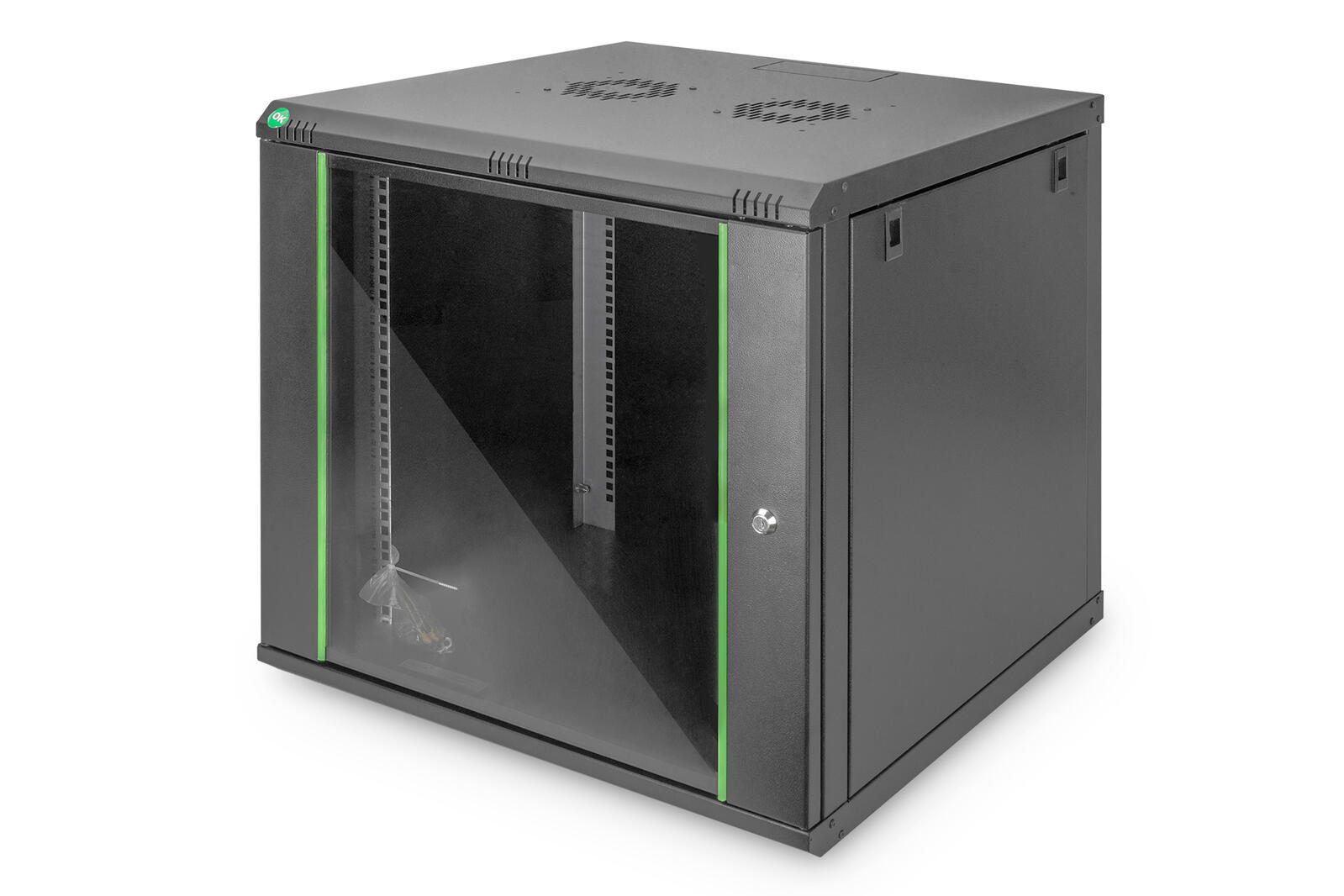 Digitus 9HE 19'-Wandgehäuse Dynamic Basic Serie RAL 9005 schwarz