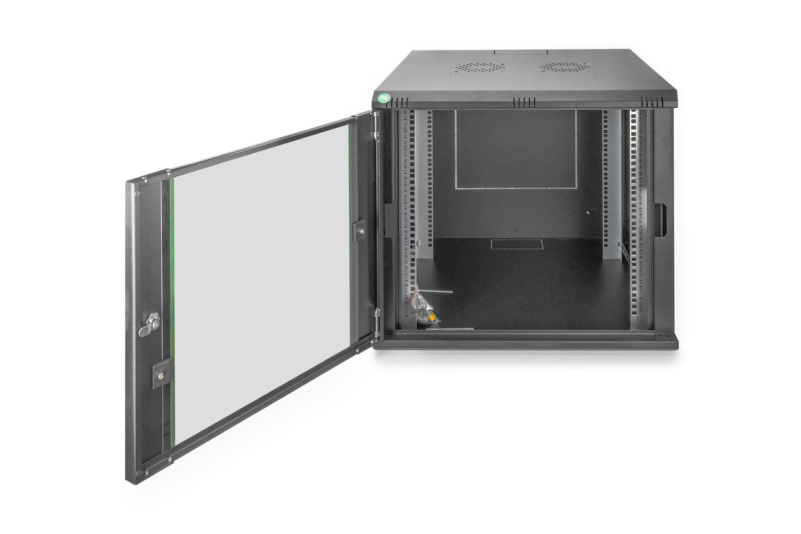Digitus 9HE 19'-Wandgehäuse Dynamic Basic Serie RAL 9005 schwarz