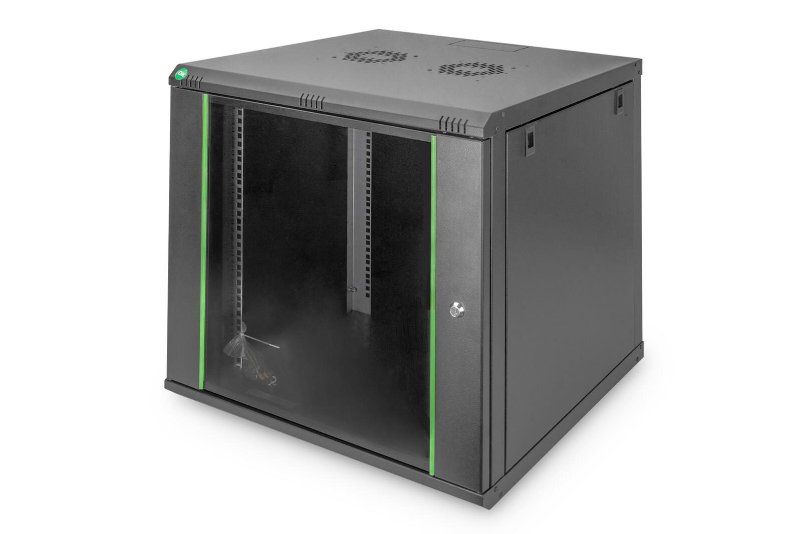 Digitus 12HE 19'-Wandgehäuse Dynamic Basic Serie RAL 9005 schwarz