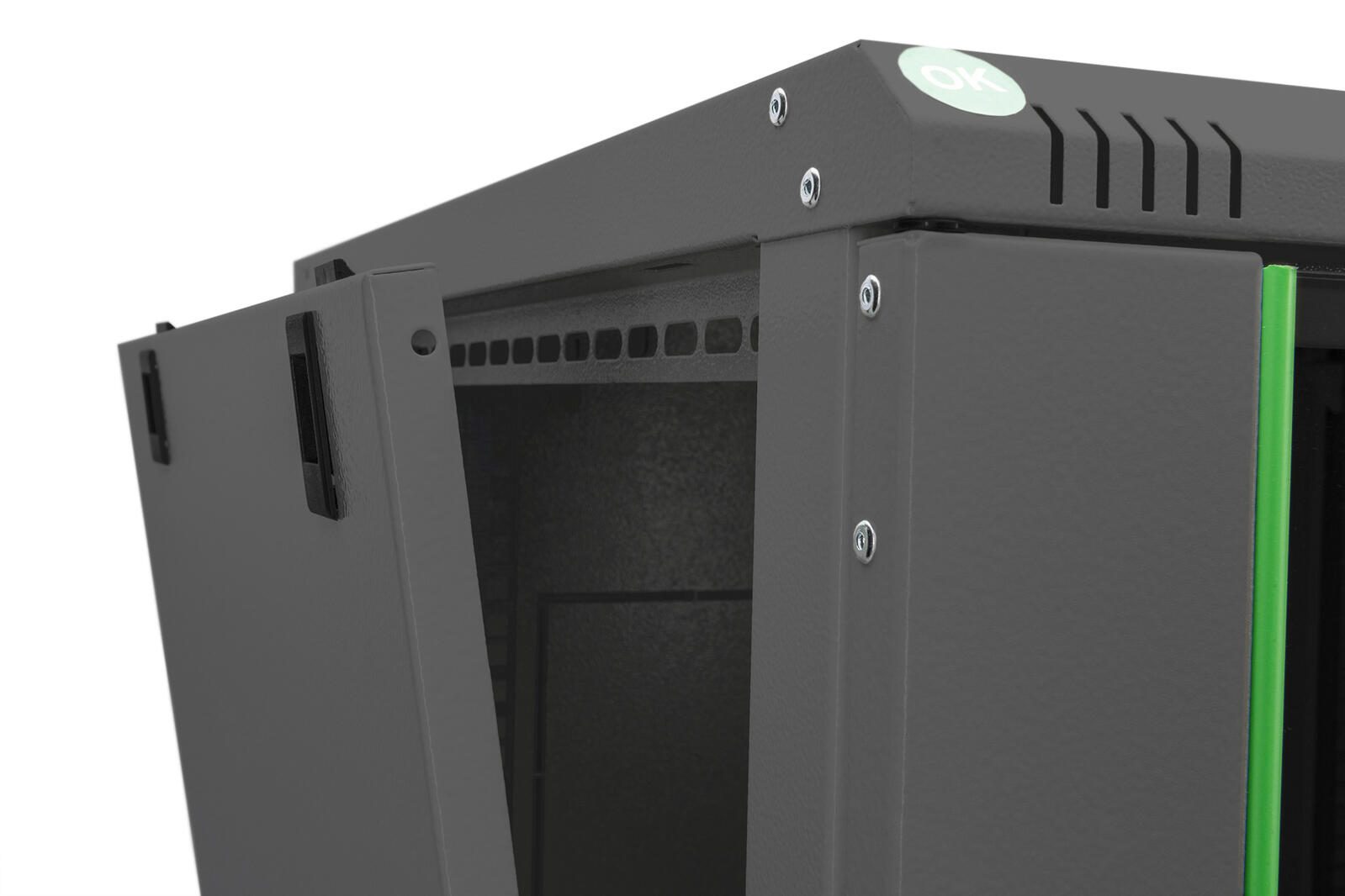 Digitus 12HE 19'-Wandgehäuse Dynamic Basic Serie RAL 9005 schwarz