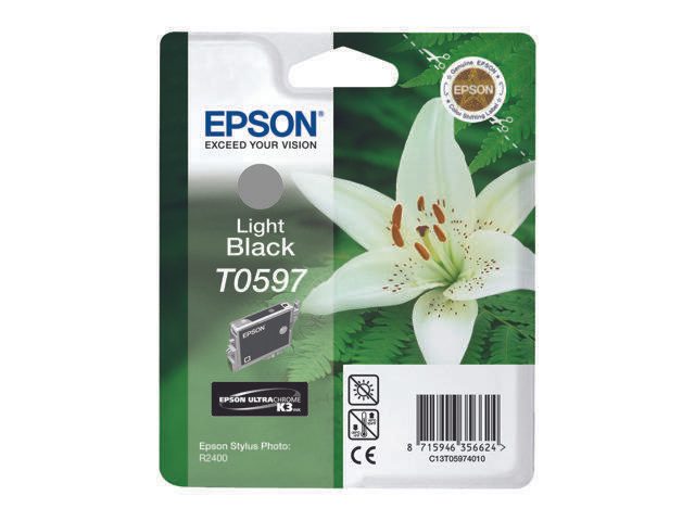 Epson Original T0597 Druckerpatrone schwarz hell 520 Seiten 13ml (C13T05974010)