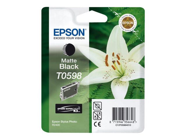 Epson Original T0598 Druckerpatrone schwarz matt 520 Seiten 13ml (C13T05984010)