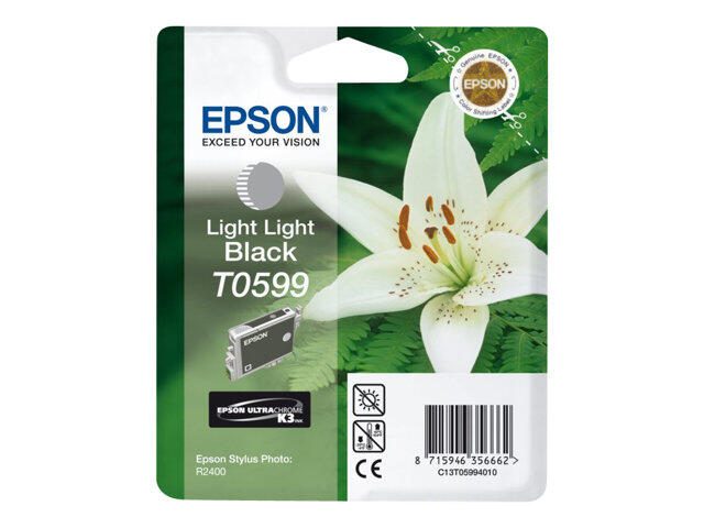 Epson Original T0599 Druckerpatrone schwarz hell hell 520 Seiten 13ml (C13T05994010)