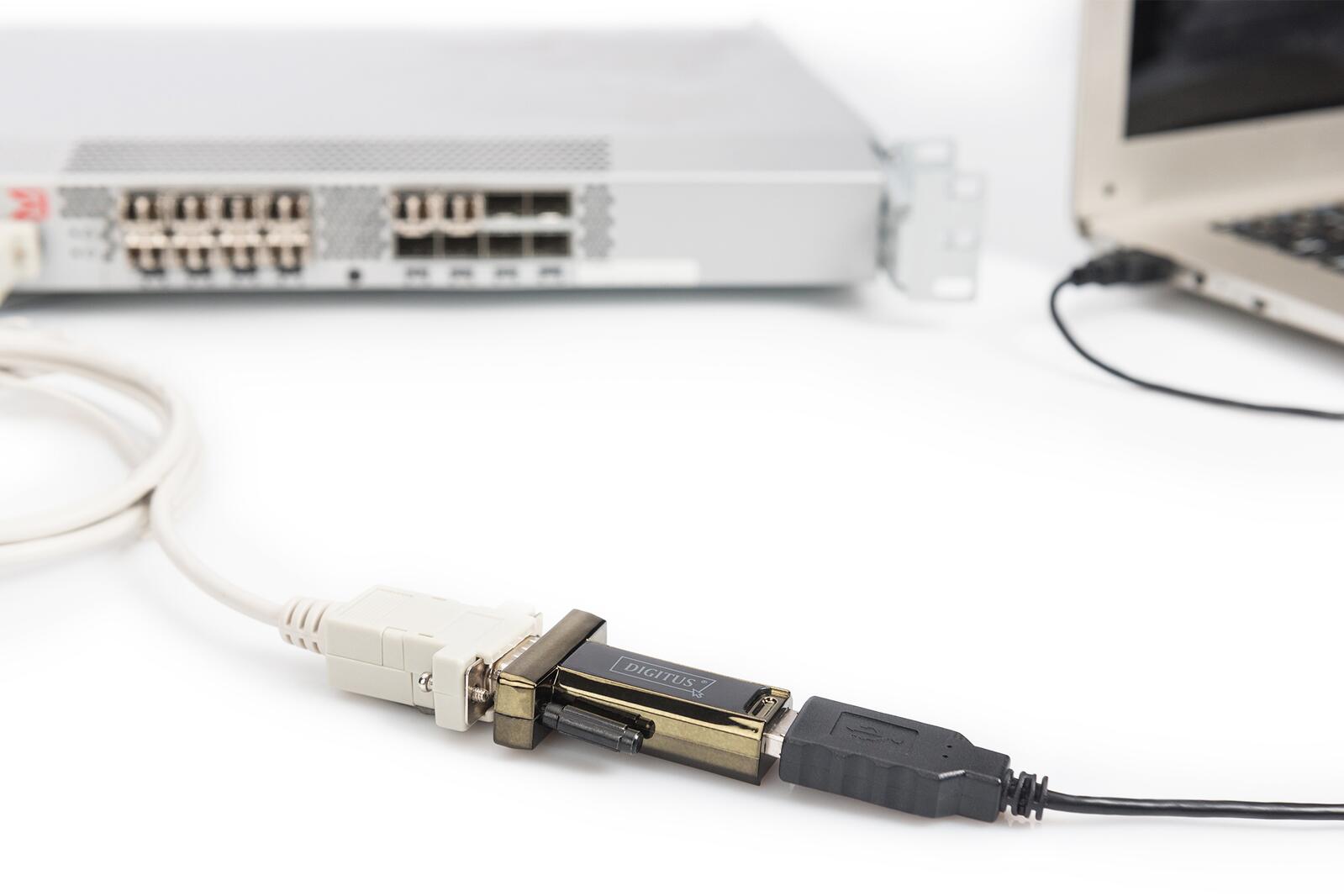 DIGITUS USB 2.0 seriell Konverter DSUB 9M 80cm
