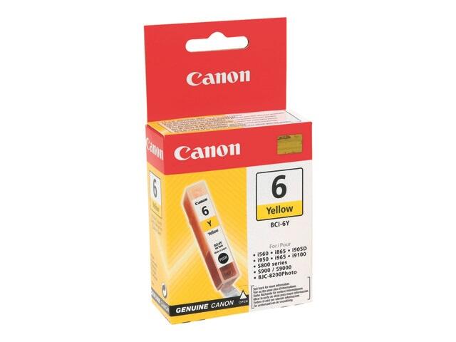 Canon Original BCI-6Y Druckerpatrone gelb 360 Seiten (4708A002)