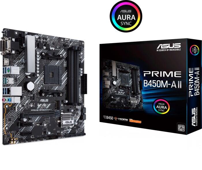 ASUS Prime B450M-A II Mainboard Sockel AM4