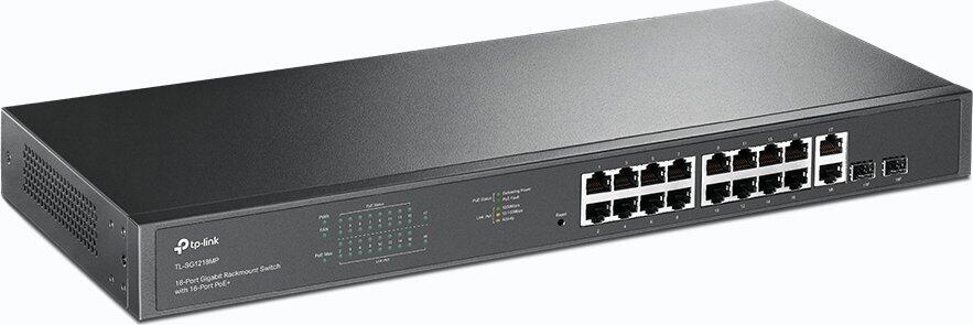 TP-LINK TL-SG1218MP 18-Port Gigabit-Rackmount-Switch mit 16 PoE+-Ports