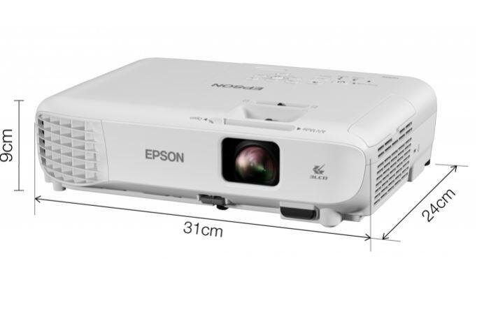 ABGEKßNDIGT Epson EB-W06 mobiler Beamer 3700 Lumen