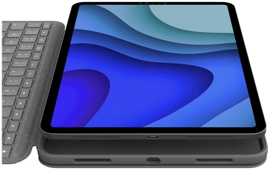 Logitech Folio Touch Tastatur und Foliohülle mit Trackpad grafit