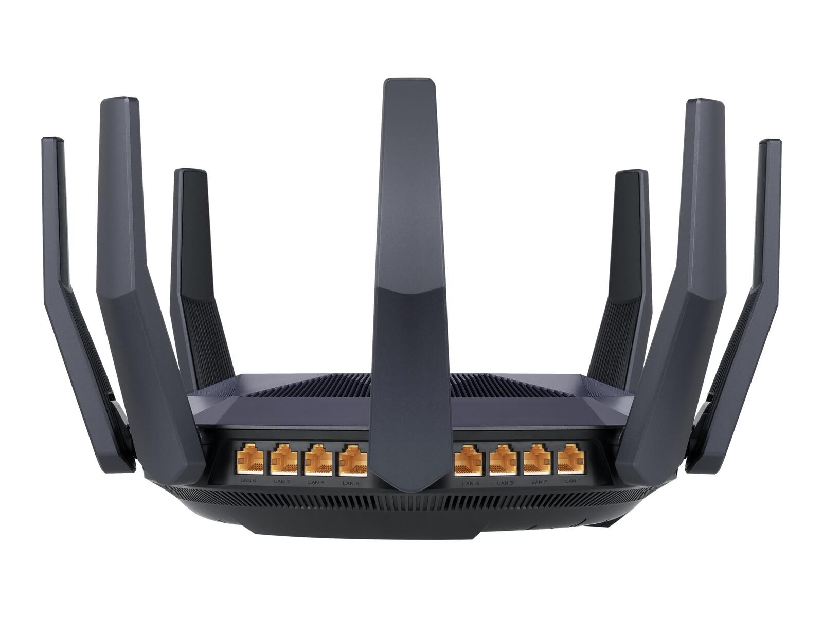 ASUS RT-AX89X WiFi-6 802.11ax Wireless Router mit 8-Port-Switch 10 Gigabit Ethernet (90IG04J1-BM3010)