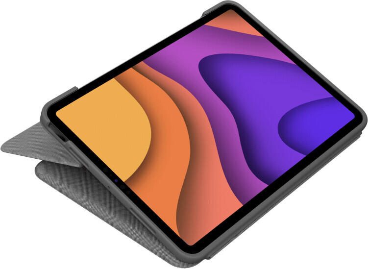 Logitech Folio Touch Tastatur und Foliohülle mit Trackpad oxford grey