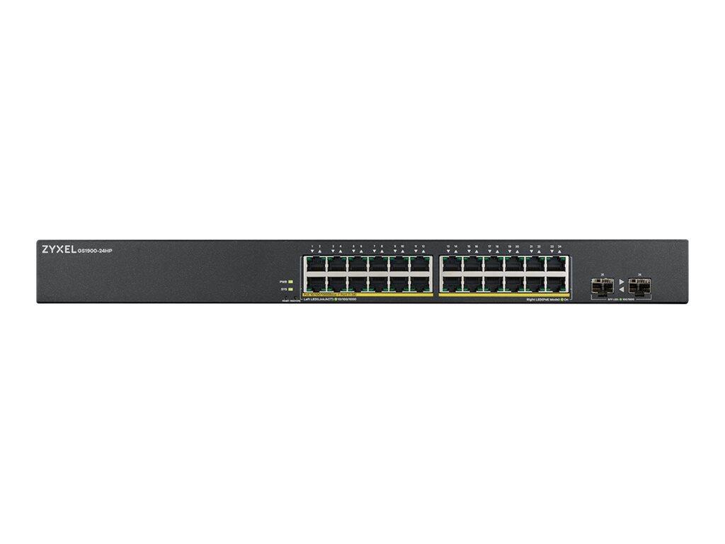 Zyxel GS1900-24HPv2 - Switch - Smart - 24 x 10/100/1000 170W PoE+ managed