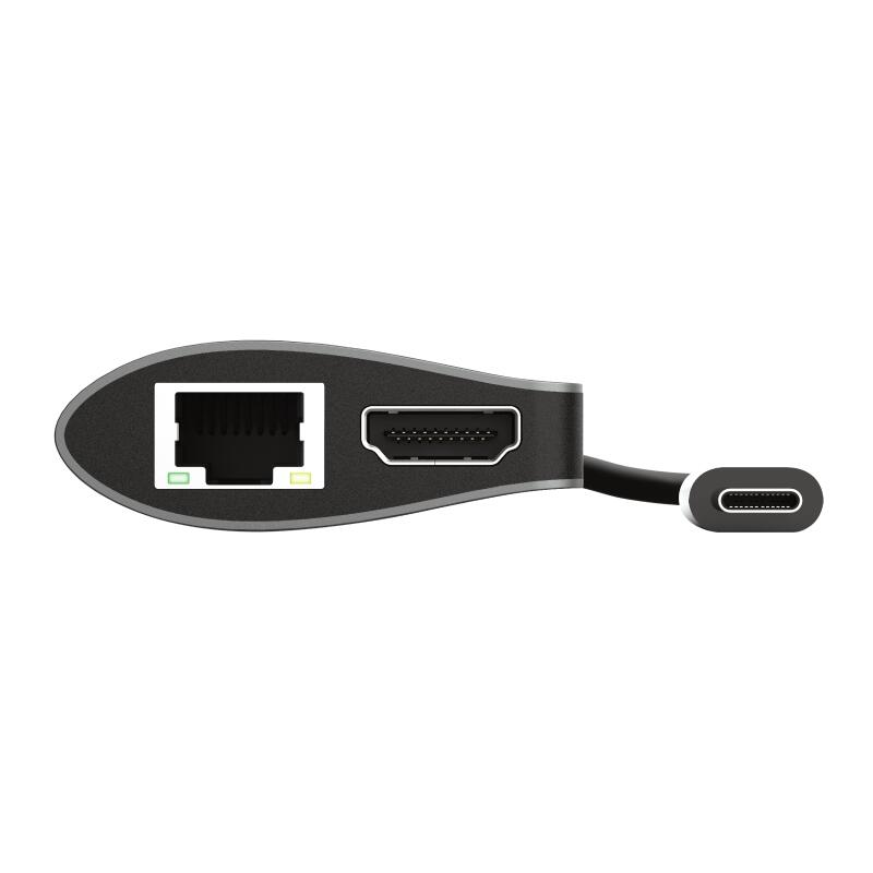 Trust Dalyx 7-in-1 USB-C Multi-PortAdapter - Silber