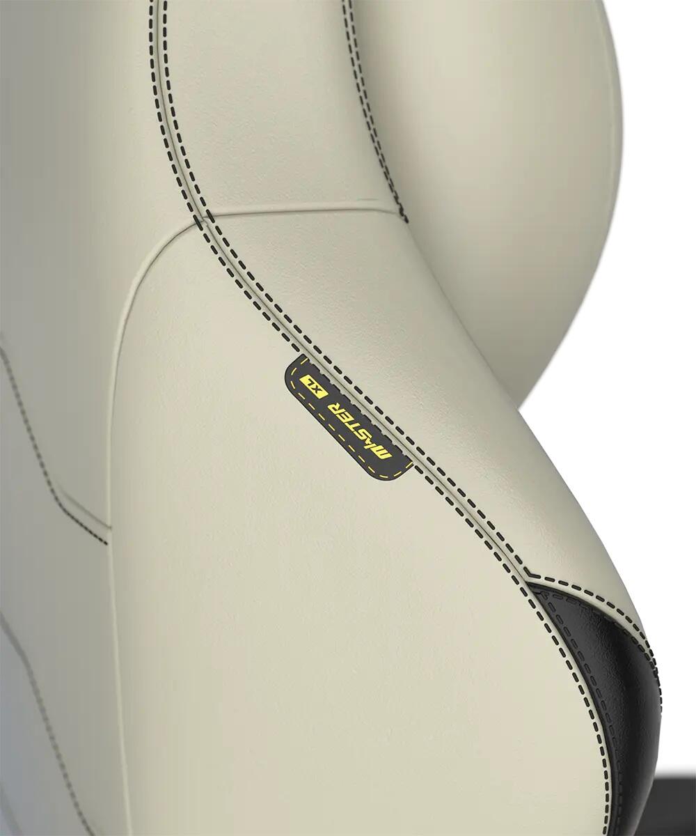 DXRacer Master Serie GC/XLMF23LTD/WN Gaming-Stuhl - Plus / XL - Mikrofaser Kunstleder (wasserabweisend) - weiß